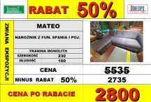 Mateo - narożnik z funkcją spania i pojemnikiem